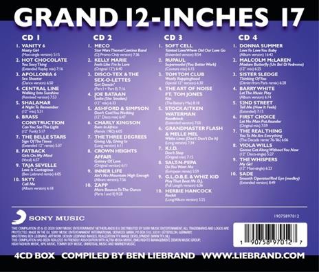 Grand 12 Inches 17 - CD Audio di Ben Liebrand - 2