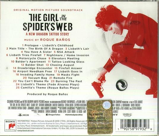 The Girl in the Spider's Web (Colonna sonora) - CD Audio - 2