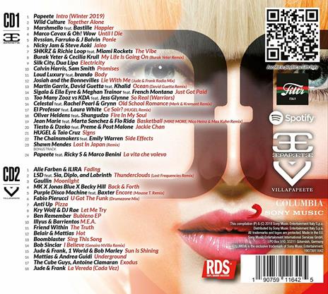 Papeete Beach Compilation vol.30 Winter Selection 2019 - CD Audio - 2
