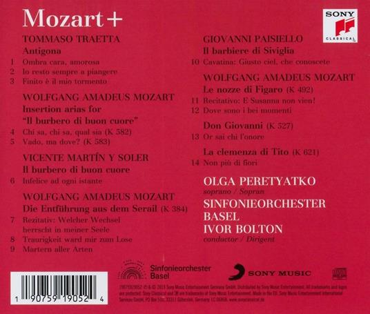 Mozart+ - CD Audio di Wolfgang Amadeus Mozart,Ivor Bolton,Orchestra Sinfonica di Basilea,Olga Peretyatko - 2