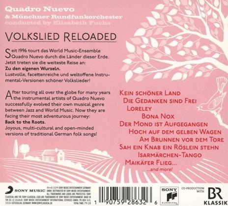 Volkslied Reloaded - CD Audio di Quadro Nuevo - 2