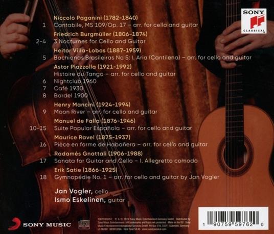 Songbook - CD Audio di Jan Vogler - 2