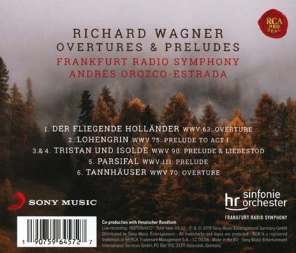 Ouvertures & Preludes - CD Audio di Richard Wagner