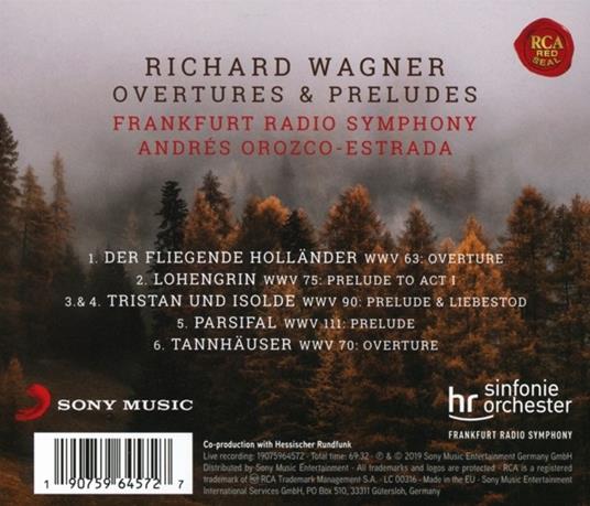 Ouvertures & Preludes - CD Audio di Richard Wagner