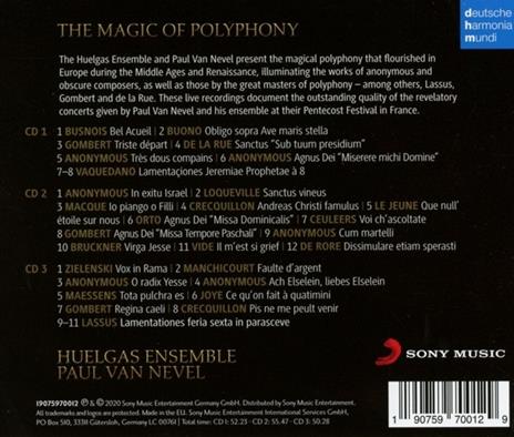 Magic Of Polyphony - CD Audio di Huelgas Ensemble,Paul van Nevel - 2