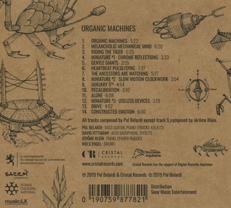 Organic Machines - CD Audio di Pol Belardi - 2