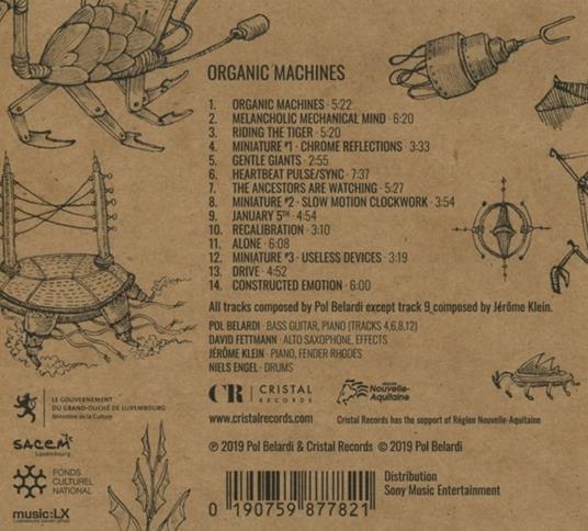 Organic Machines - CD Audio di Pol Belardi - 2