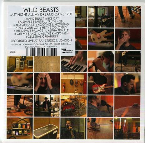 Last Night All my Dreams Came - CD Audio di Wild Beasts - 2