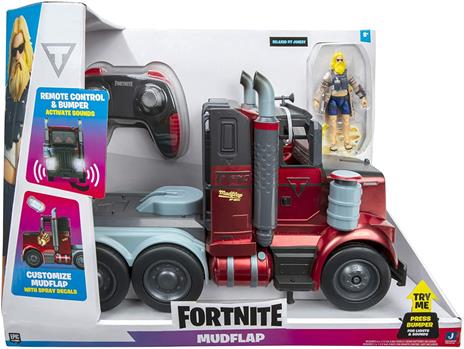 FORTNITE FNT0733 Mudflap - Veicolo radiocomandato con personaggio mobile e accessori, giocattolo a partire da 8 anni - 2
