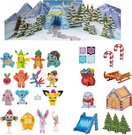 Pokémon Deluxe Calendario Dell''avvento Holiday 2022 Jazwares - 3