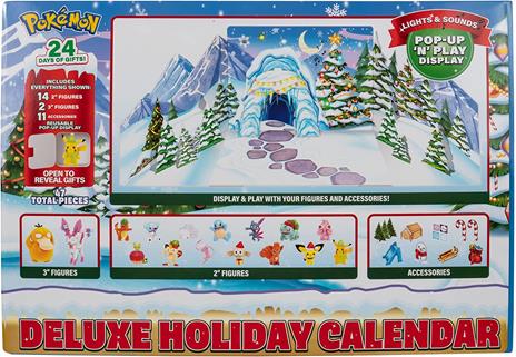 Pokémon Deluxe Calendario Dell''avvento Holiday 2022 Jazwares - 5