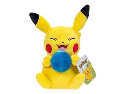 Pokémon Peluche Figura Pikachu Con Oran Berry Accy 20 Cm Jazwares
