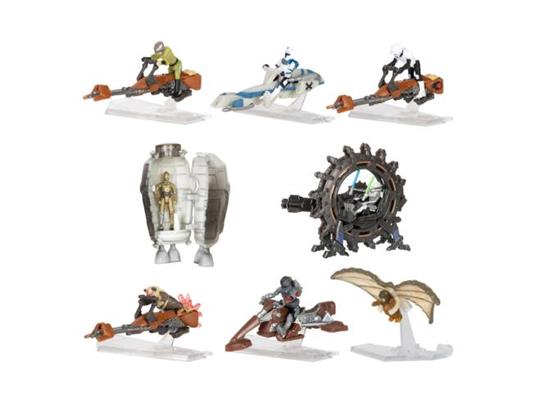 Star Wars Micro Galaxy Squadron Vehicles Con Figures Scout Class 5 Cm Jazwares