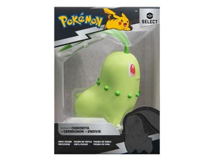 Pokémon Vinile Figura Chikorita 8 Cm Jazwares