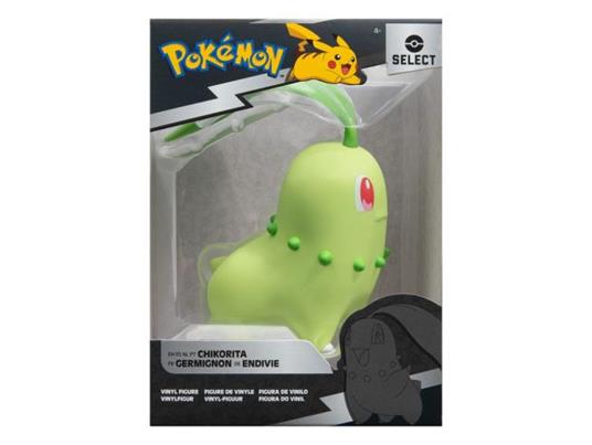 Pokémon Vinile Figura Chikorita 8 Cm Jazwares