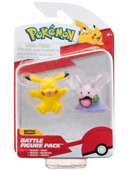 Pokémon Battle Figura Pack Mini Figura 2-pack Pikachu & Goomy 5 Cm Jazwares