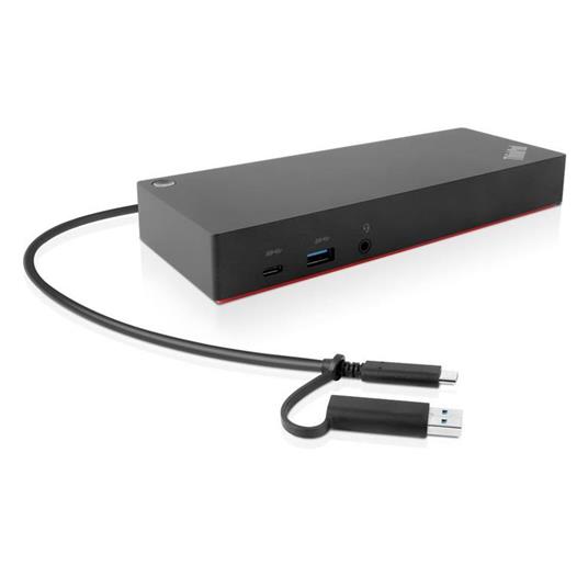 Lenovo 40AF0135IT replicatore di porte e docking station per notebook Nero