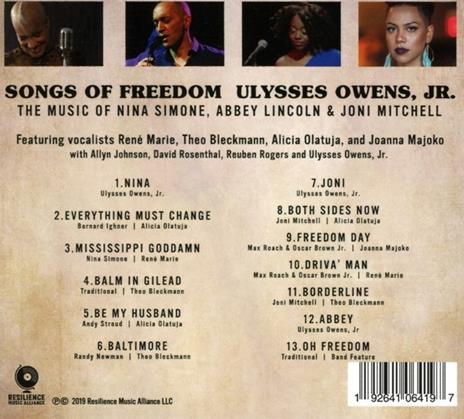 Songs of Freedom - CD Audio di Ulysses Owens - 2