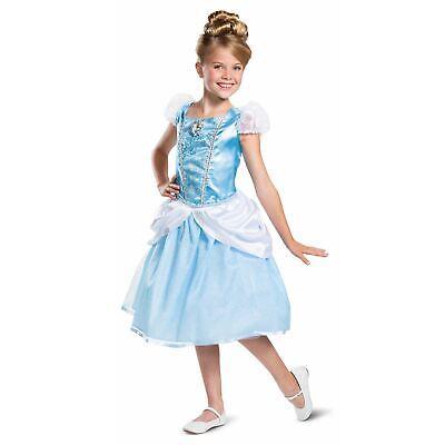 Costume Carnevale Disney Princess - Cenerentola Deluxe, Taglia M (7-8 anni)