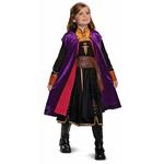 Costume Carnevale Frozen - Anna Traveling Deluxe, Taglia S (5-6 anni)
