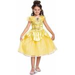Costume Carnevale Disney Princess - Belle Deluxe, Taglia S (5-6 anni)