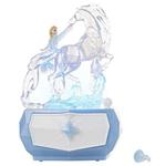 Disney Frozen 2 Elsa & Water Nokk Scatola di Gioielli Con Anello stile fiocco di neve con luci che cambiano colori suona 
