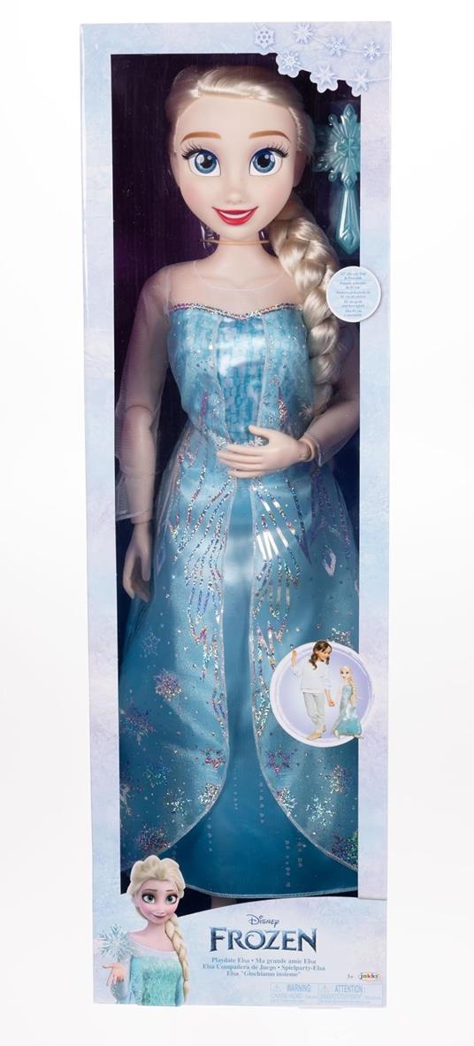 JAKKS PACIFIC - Disney Frozen Elsa Bambola 80cm. - 24047