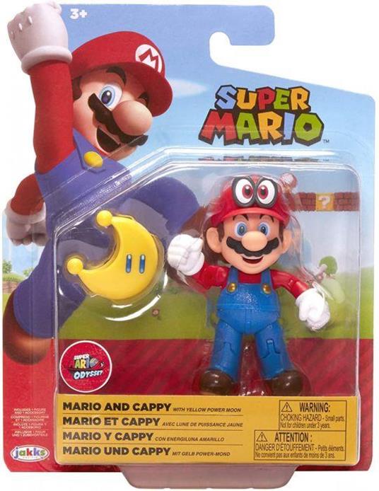 Super Mario Personaggio Mario and Cappy con Yellow Power moon - 2