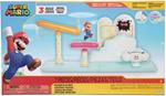 Nintendo super mario playset cloud con personaggo articolato 6 cm