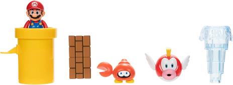 Super Mario Bros Sparkling Waters diorama set 6cm Jakks Pacific - 5
