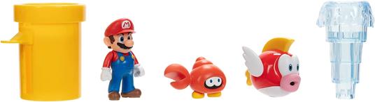 Super Mario Bros Sparkling Waters diorama set 6cm Jakks Pacific - 6