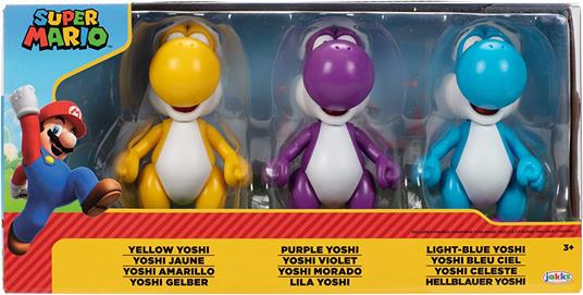 Super Mario Bros Yoshi pack 3 figures 10cm Jakks Pacific - 6