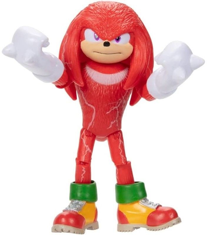 Sonic The Hedgehog – Action Figure Modern Knuckles 2,5 Pollici (6,3 Cm) – Articolata E Collezionabile - 2