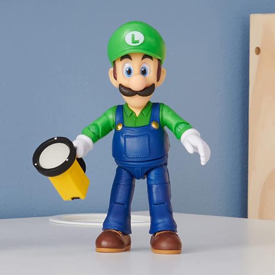 The Super Mario Bros. Movie Action Figura Luigi 13 Cm Jakks Pacific - 3