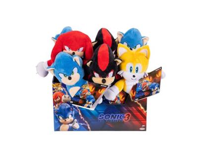 Sonic - The Hedgehog Movie 3 Peluche Figures Wave 1 23 Cm Jakks Pacific. Prodotto assortito. 1 pezzo