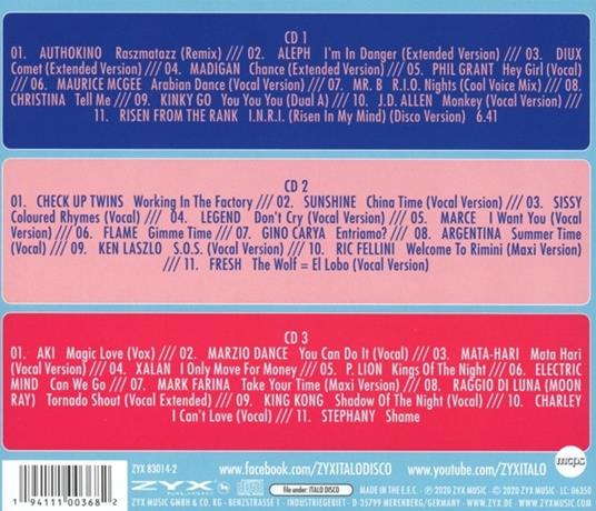 Zyx Italo Disco Collection 29 - CD Audio