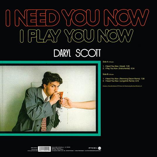 I Need You Now - Vinile LP di Daryl Scott - 2