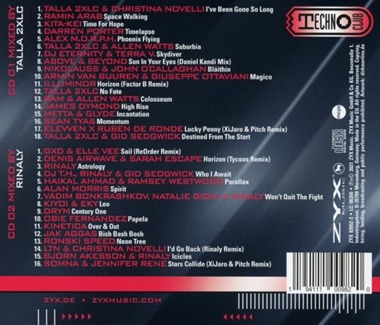 Techno Club Vol. 62 - CD Audio