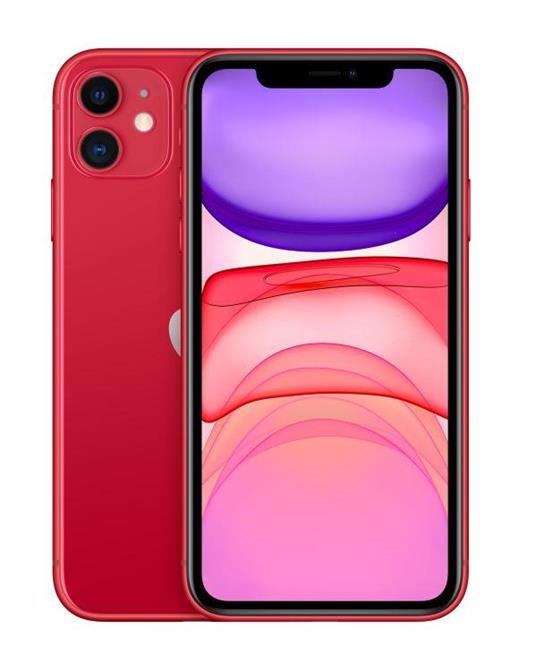 Apple iPhone 11 15,5 cm (6.1") Doppia SIM iOS 14 4G 64 GB Rosso