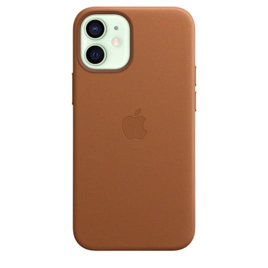 Apple Custodia MagSafe in pelle per iPhone 12 mini - Cuoio - 3