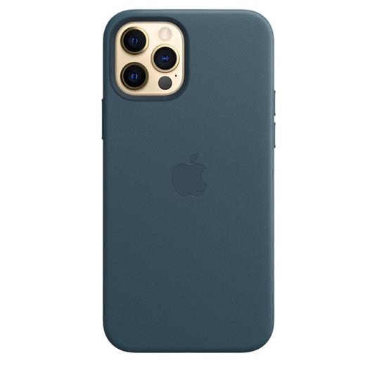 Apple Custodia MagSafe in pelle per iPhone 12 | 12 Pro - Blu Baltico - 4