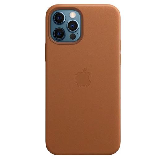 Apple Custodia MagSafe in pelle per iPhone 12 | 12 Pro - Cuoio - 3