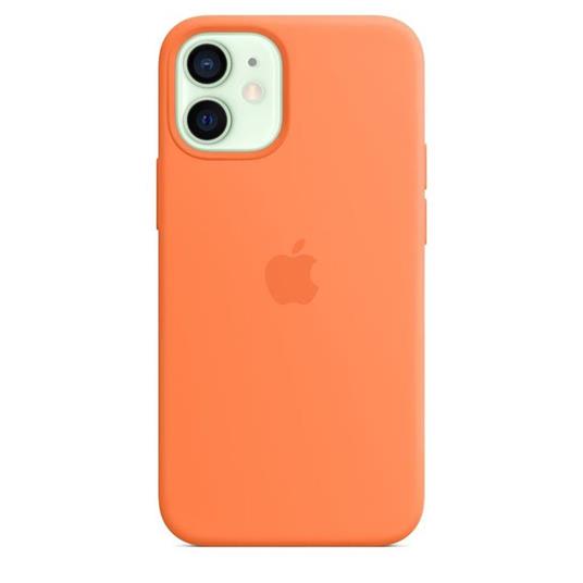 Apple Custodia MagSafe in silicone per iPhone 12 mini - Kumquat - 3