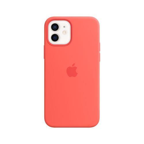 Apple Custodia MagSafe in silicone per iPhone 12 | 12 Pro - Rosarancio