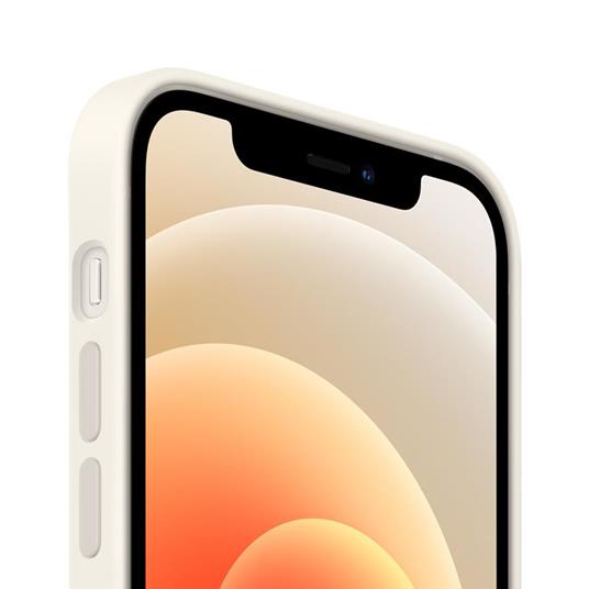 Apple Custodia MagSafe in silicone per iPhone 12 | 12 Pro - Bianco - 2