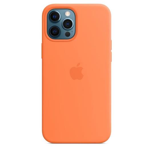 Apple Custodia MagSafe in silicone per iPhone 12 Pro Max - Kumquat