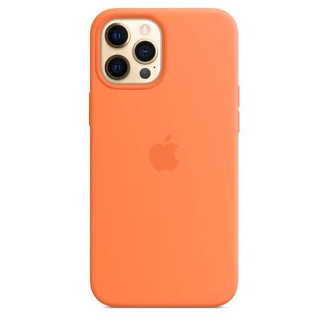 Apple Custodia MagSafe in silicone per iPhone 12 Pro Max - Kumquat - 2