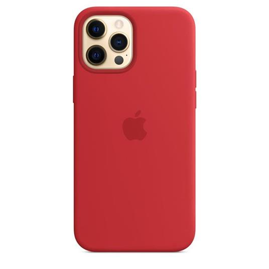 Apple Custodia MagSafe in silicone per iPhone 12 Pro Max - (PRODUCT)RED - 2