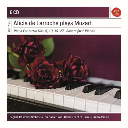 Alicia de Larrocha Plays Mozart - CD Audio di Wolfgang Amadeus Mozart,Sir Colin Davis,André Previn,Alicia de Larrocha,English Chamber Orchestra,Orchestra of St.Luke's
