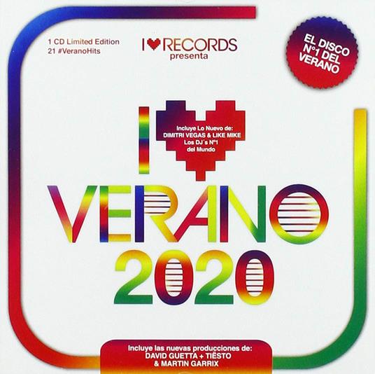 I Love Verano 2020 - CD Audio